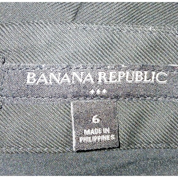 Banana Republic Womens Skirt Size 6 Dark Academia Corporate Professional Black - Picture 4 of 6